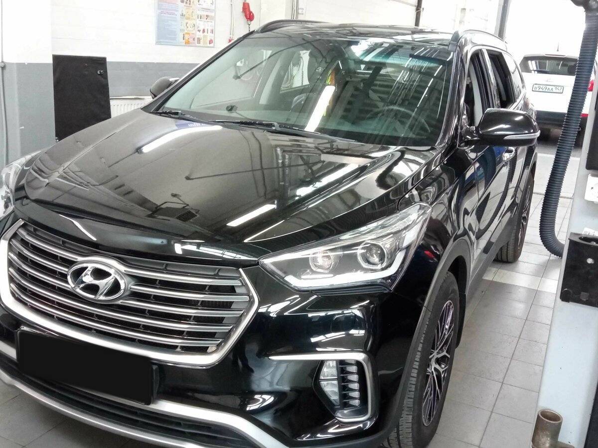 Hyundai Santa Fe 2018 года с пробегом. Посмотреть фото